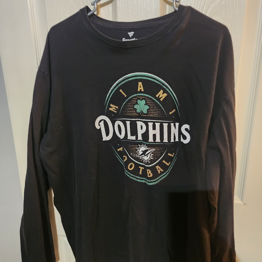 Fanatics Miami Dolphins St Patricks Day Black Tee 2xl